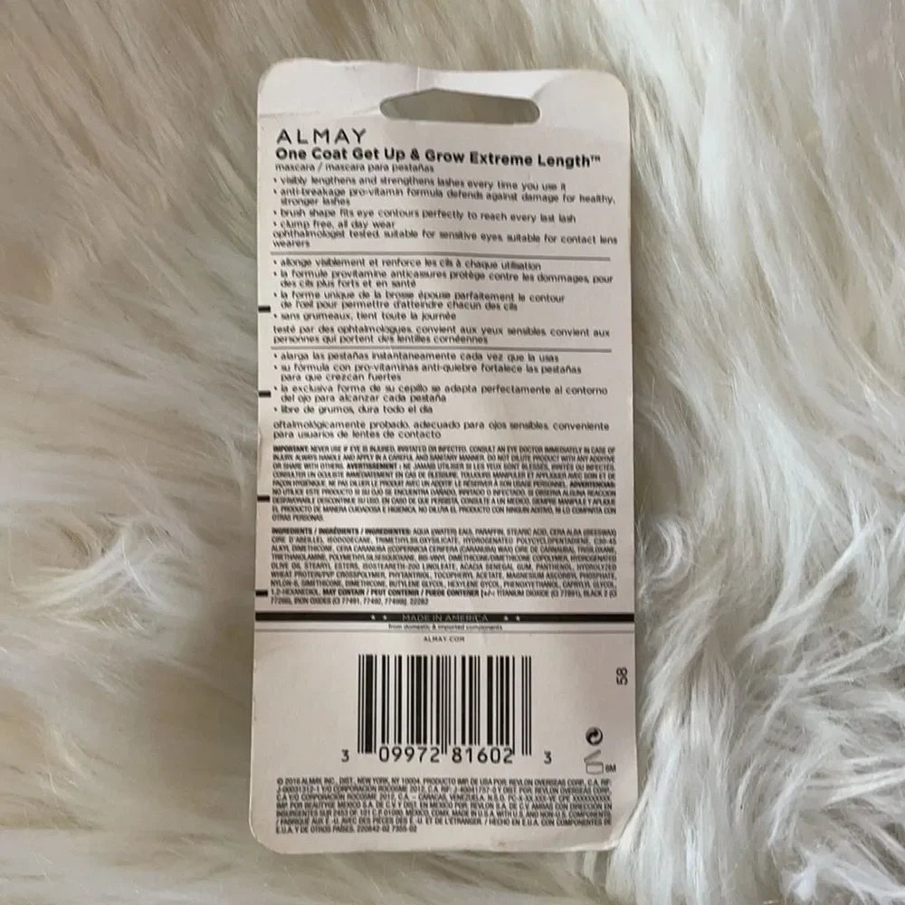 Almay One Coat Extreme Length Mascara Black